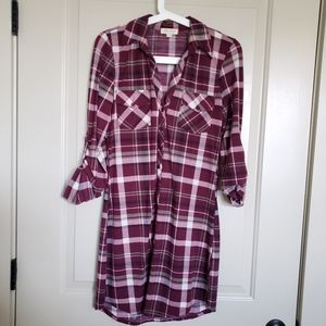 Plaid print Dress